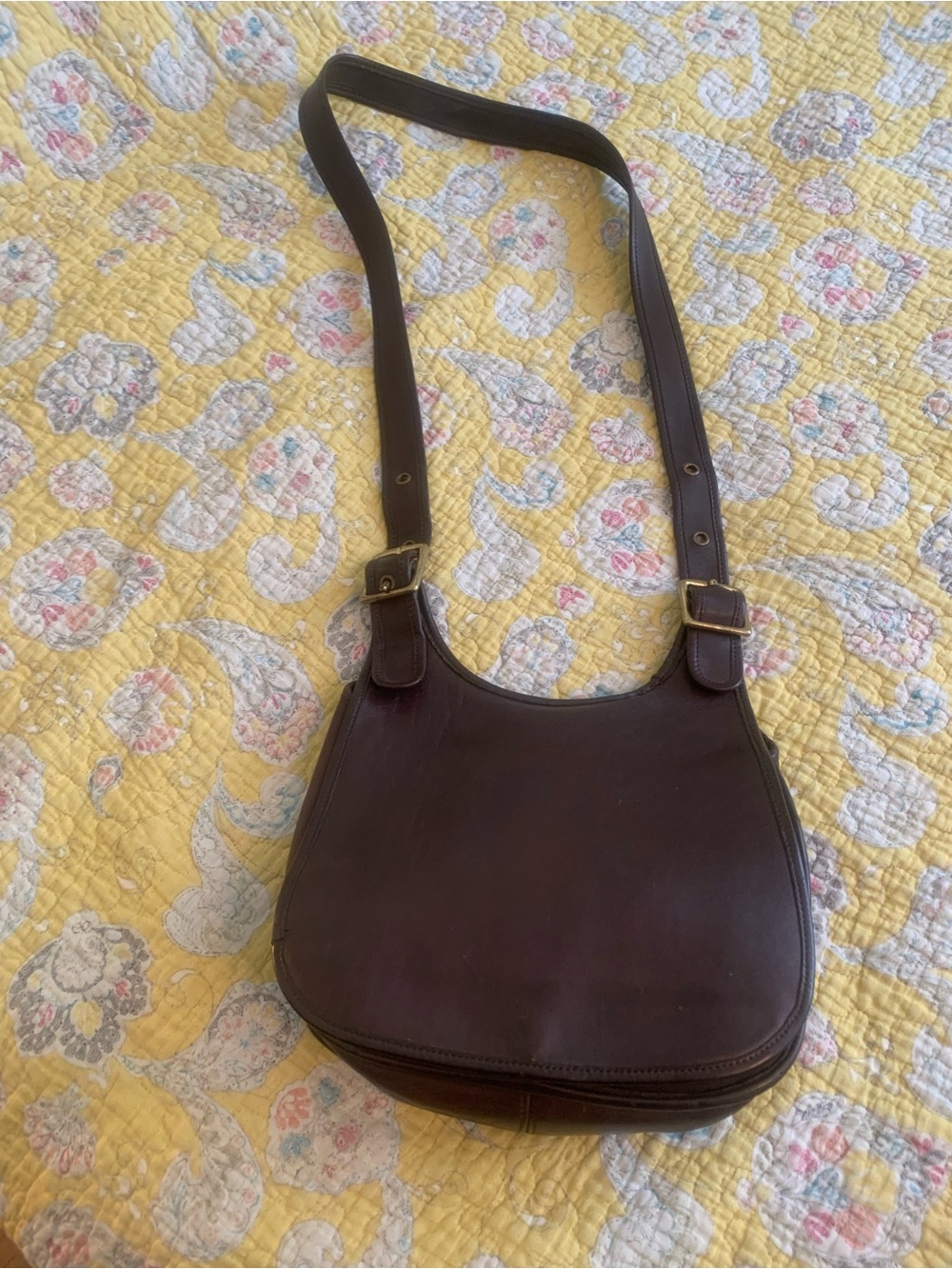 Vintage Coach bag in Mahogany Glove Leather
